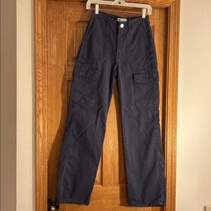 Zara Women’s Dark Gray Cargo Pants